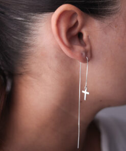 Brinco Agulha Cruz