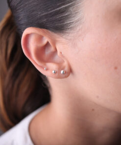 Brinco Trio Bolinhas