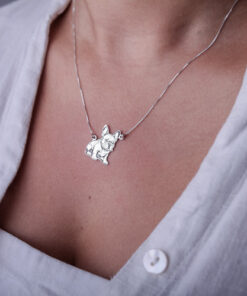 Alternative view of Colar Buldogue Francês