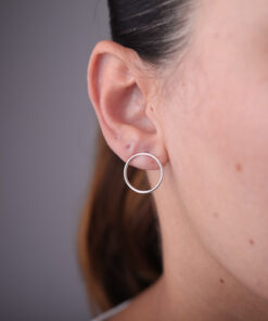 Brinco Circulo Vazado P