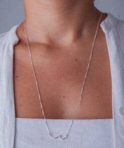 Escapulário Onda- Água Salgada – Alma Lavada de prata 925 em Modelo